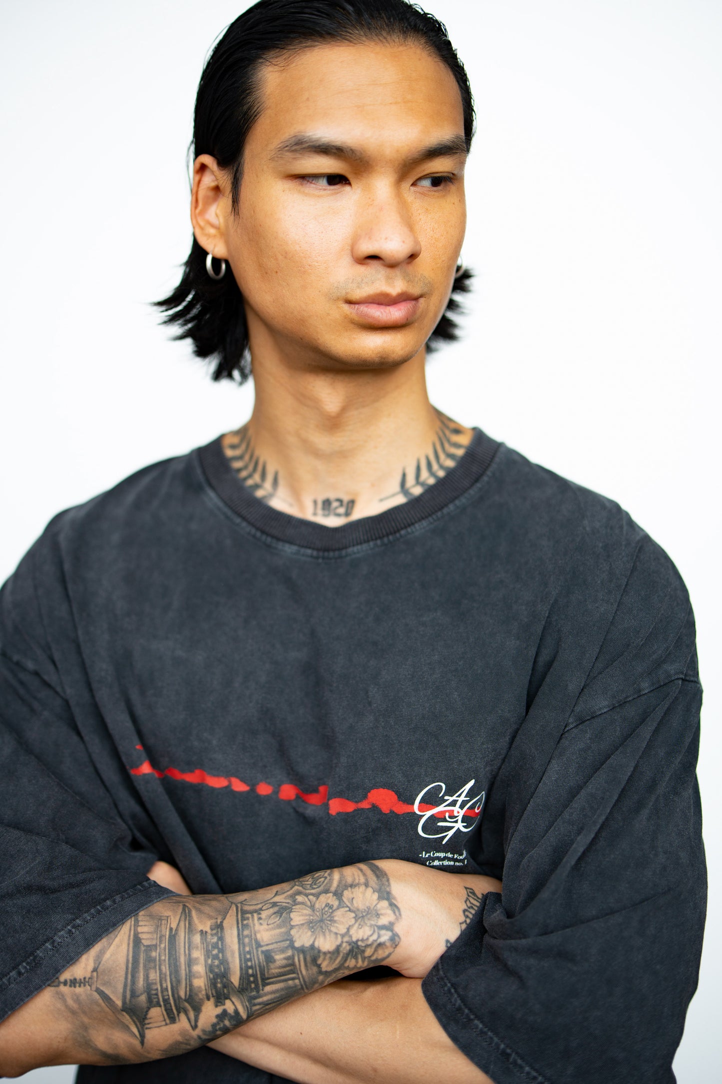 LE COUP WAVY TEE WASHED