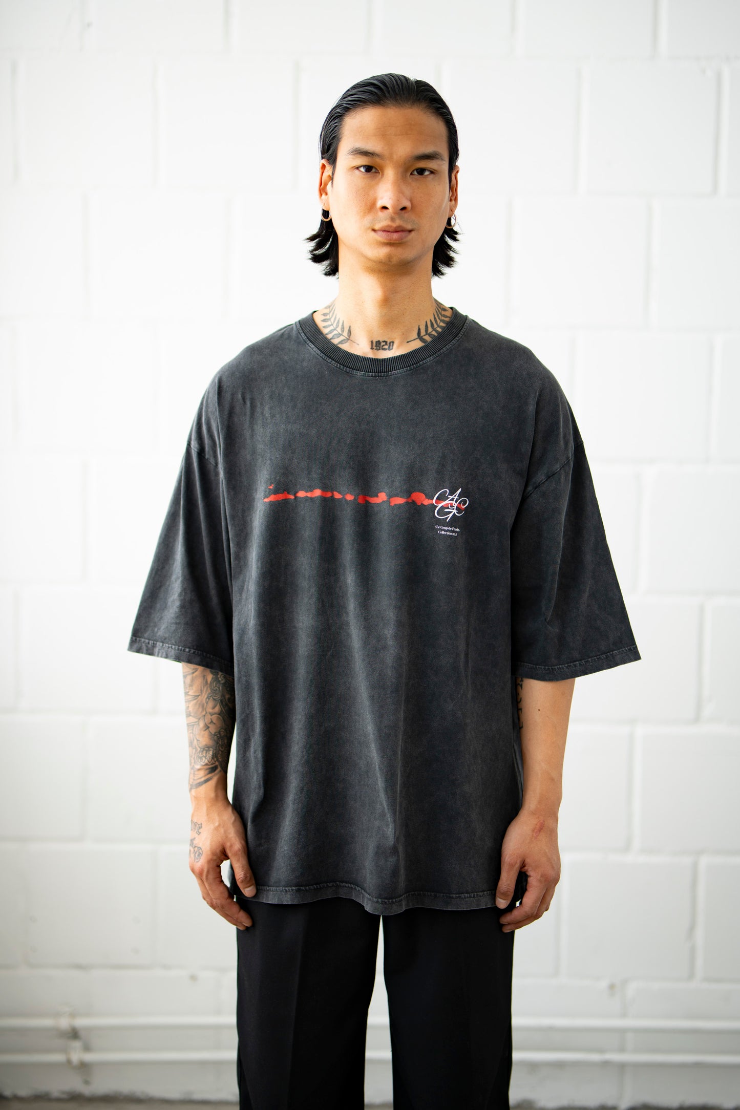 LE COUP WAVY TEE WASHED