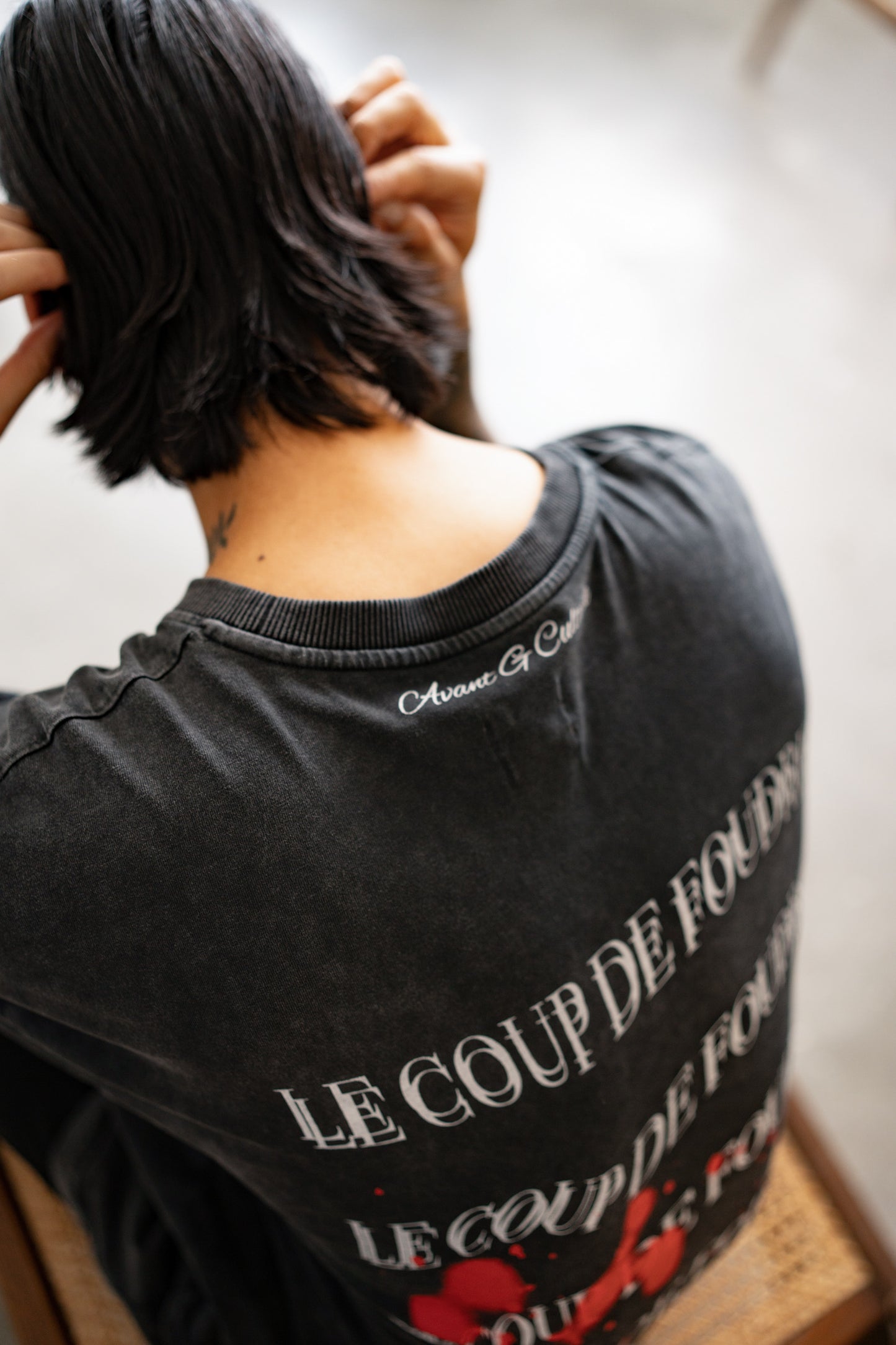 LE COUP WAVY TEE WASHED